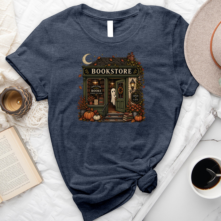 ghost bookstore unisex tee