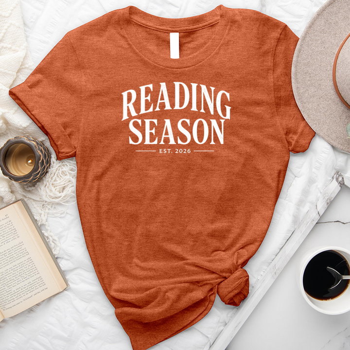 reading season unisex tee