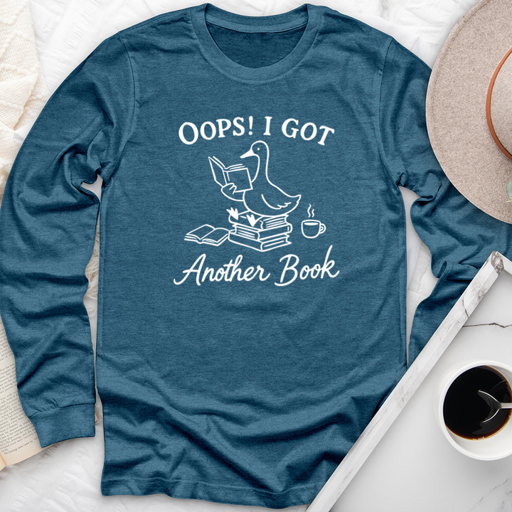 oops another book long sleeve unisex tee