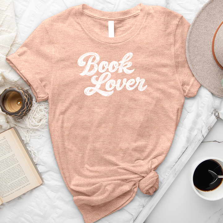 book lover script unisex tee