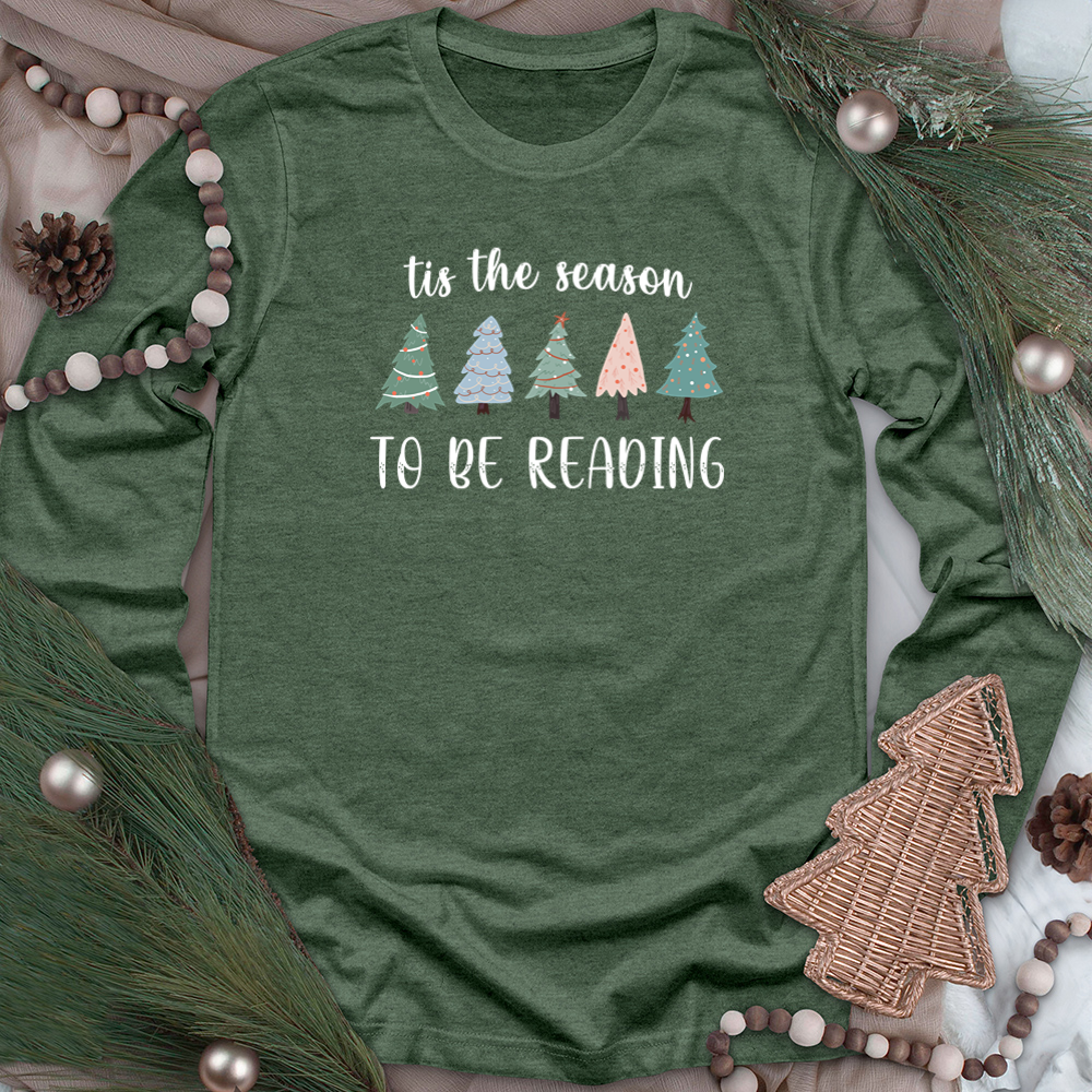 tis the season trees long sleeve unisex tee