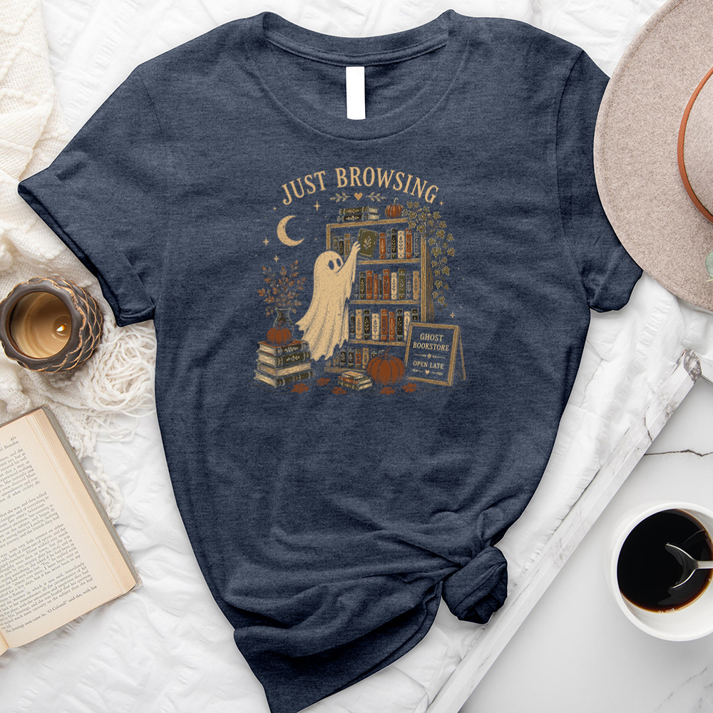 just browsing ghost unisex tee
