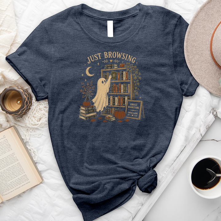 just browsing ghost unisex tee