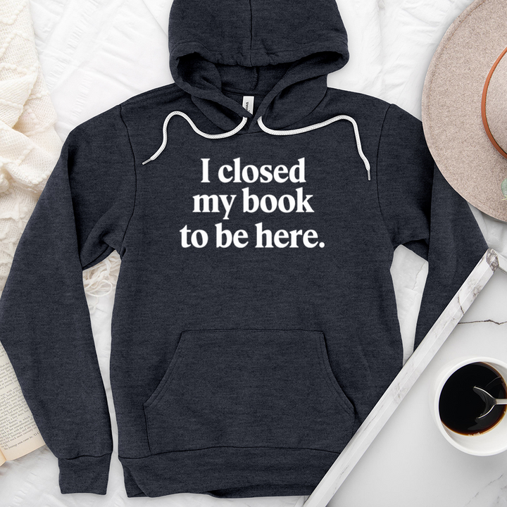 I closed my book premium hoodie sweatshirt