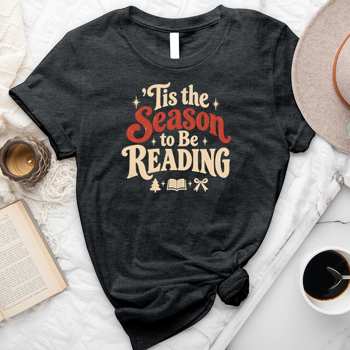 tis the season to be reading unisex tee