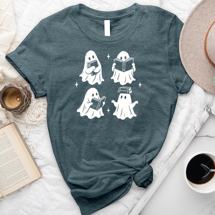 four ghosts of reading unisex tee