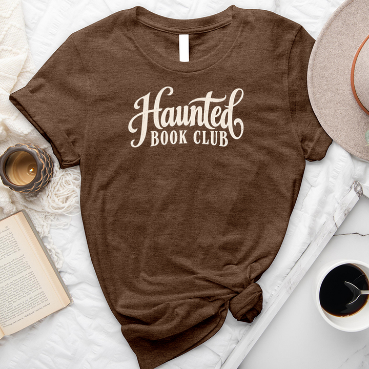 haunted book club unisex tee