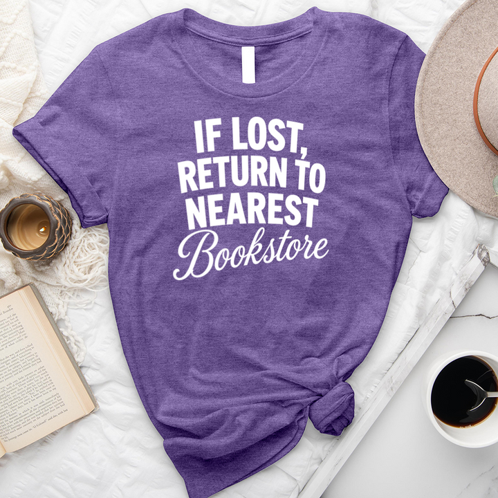 return to bookstore unisex tee