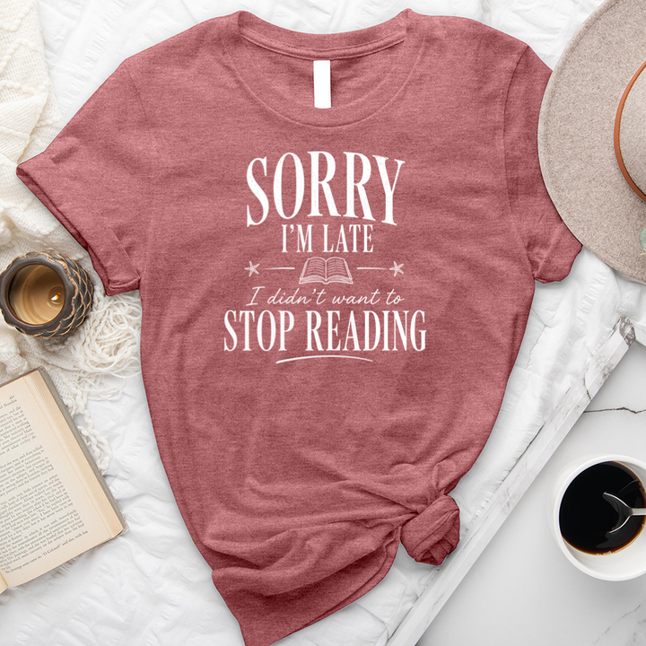 didn't want to stop reading unisex tee
