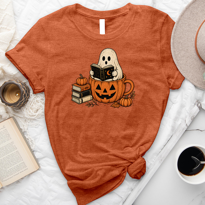 spooky bookworm unisex tee