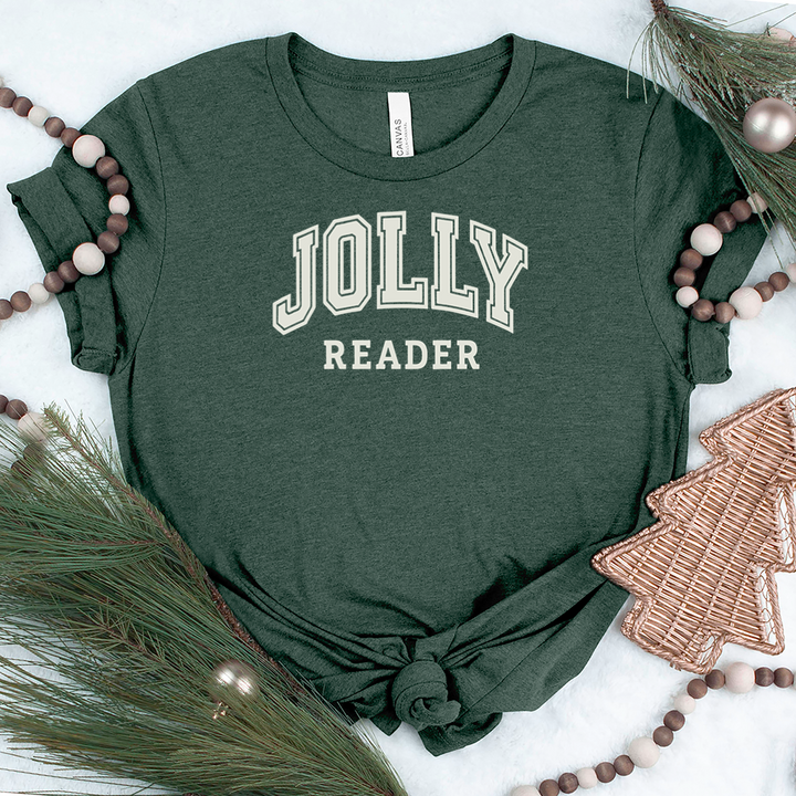 jolly reader unisex tee