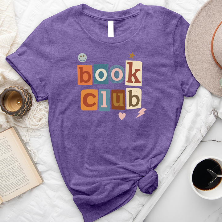 book club collage unisex tee