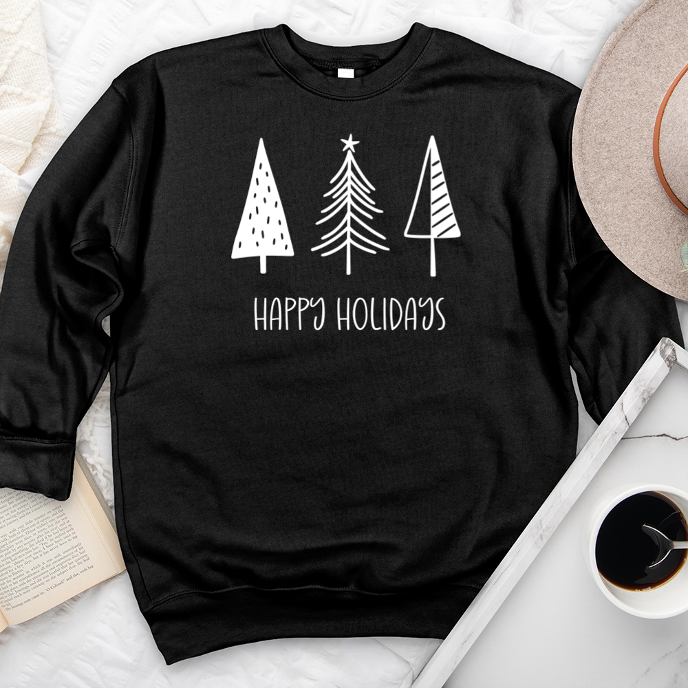 happy holidays premium crewneck sweatshirt