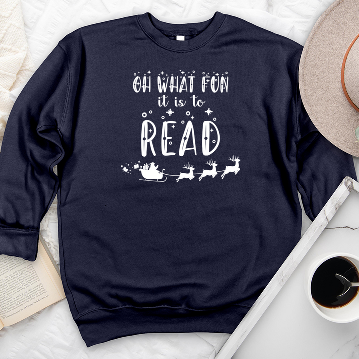 oh what fun premium crewneck sweatshirt