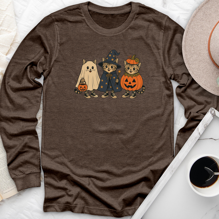 costume cats long sleeve unisex tee