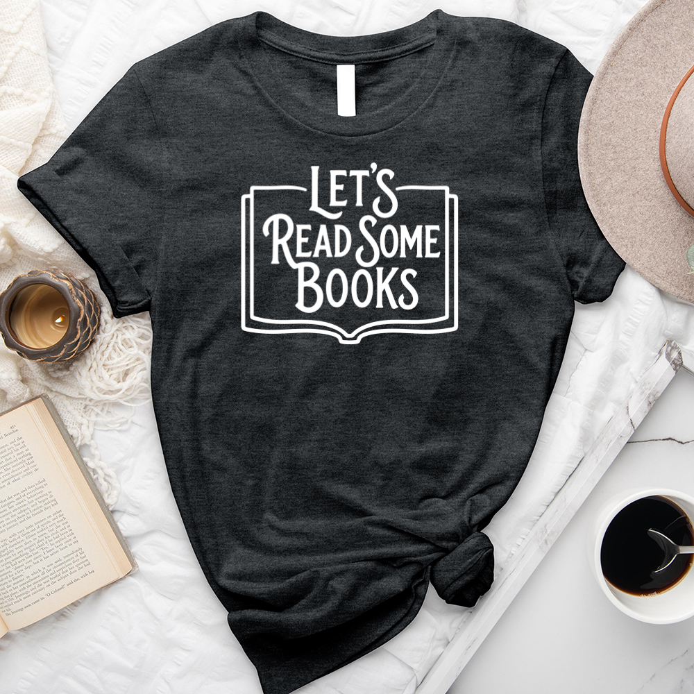 let's read some books unisex tee
