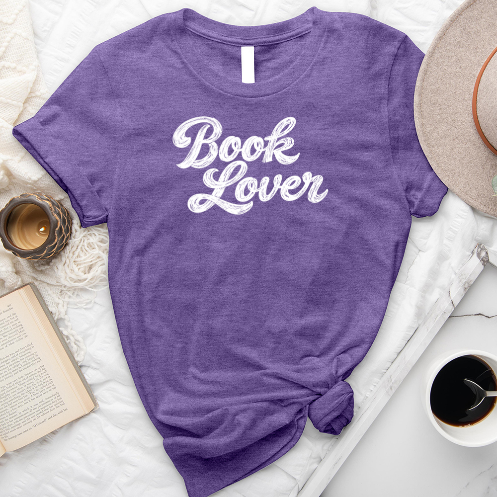 book lover script unisex tee