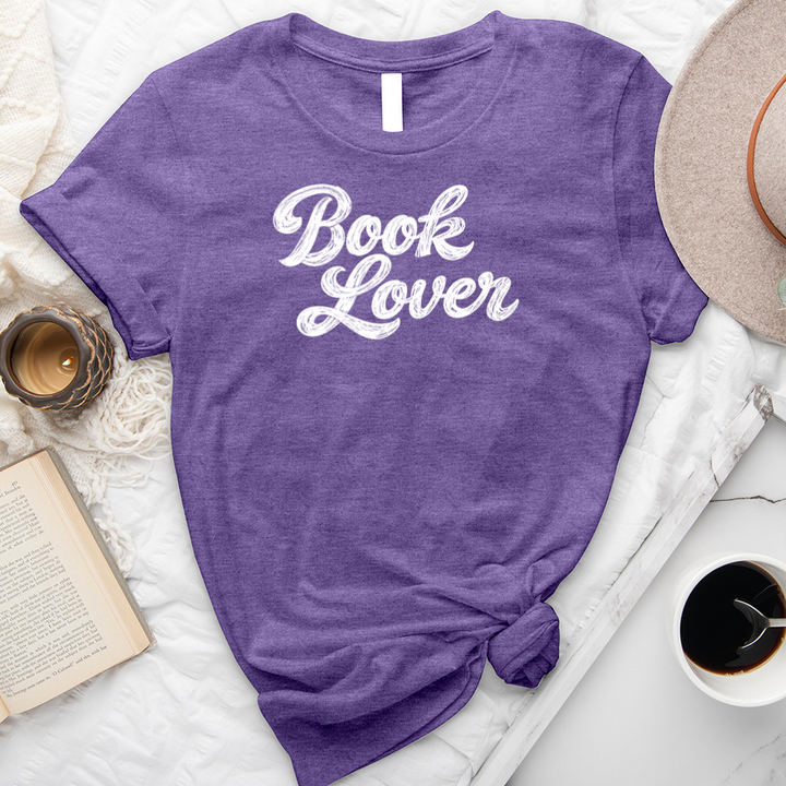 book lover script unisex tee
