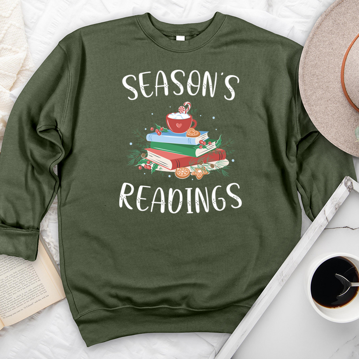 season's readings premium crewneck sweatshirt