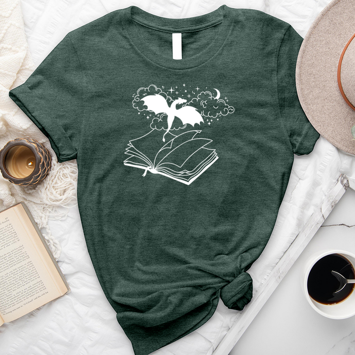 dragon book unisex tee