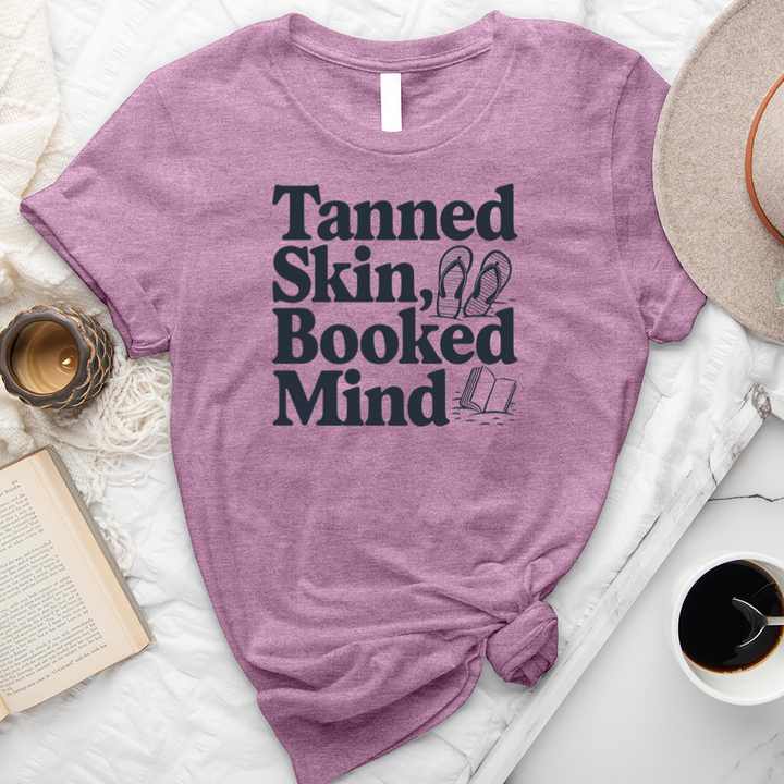 tanned skin booked mind unisex tee