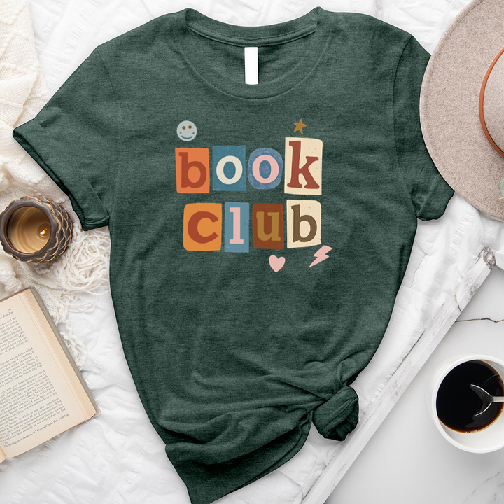 book club collage unisex tee