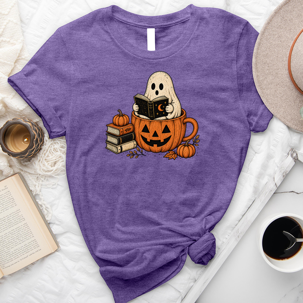 spooky bookworm unisex tee
