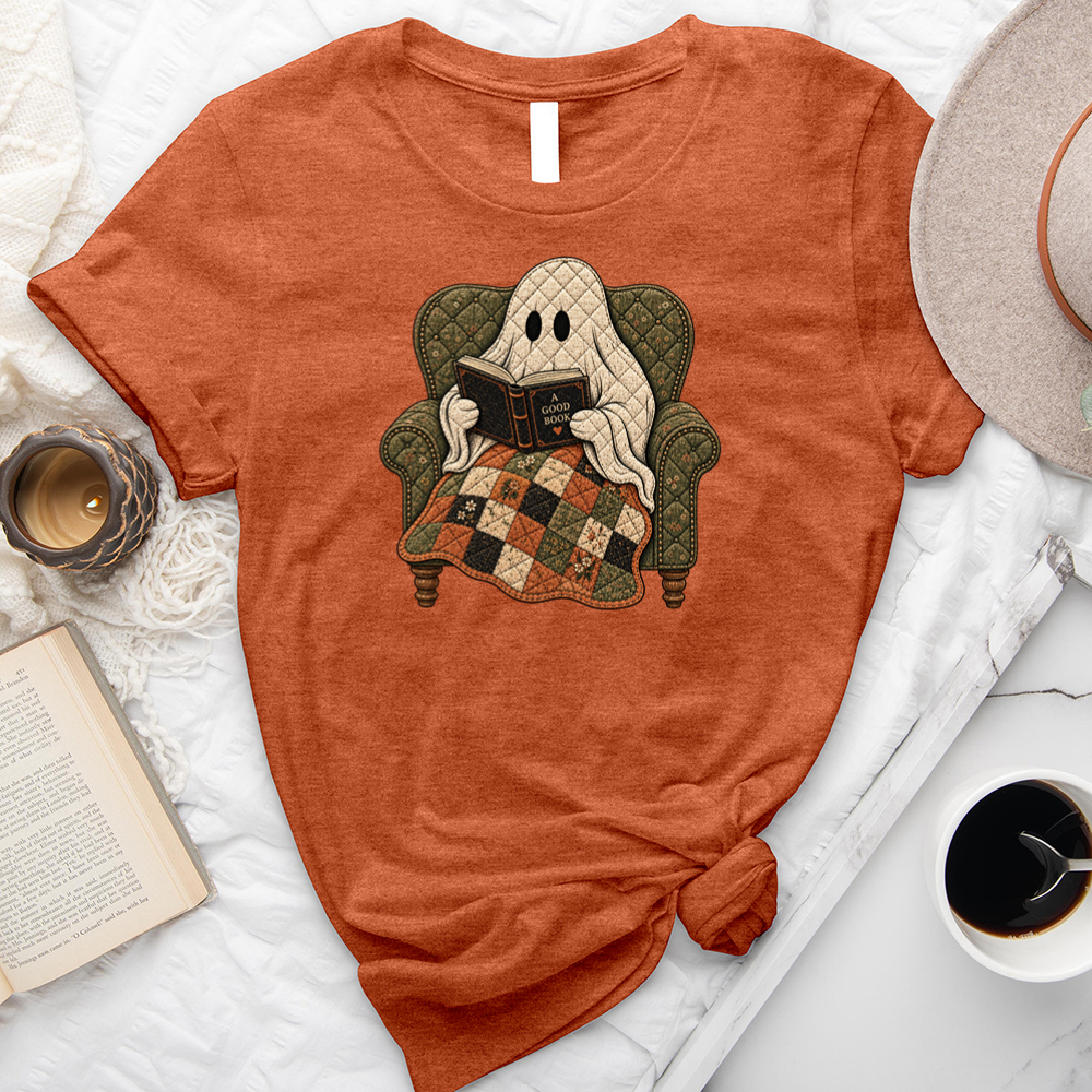 quilted ghost unisex tee