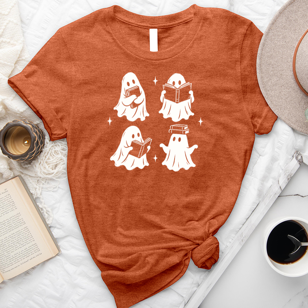 four ghosts of reading unisex tee