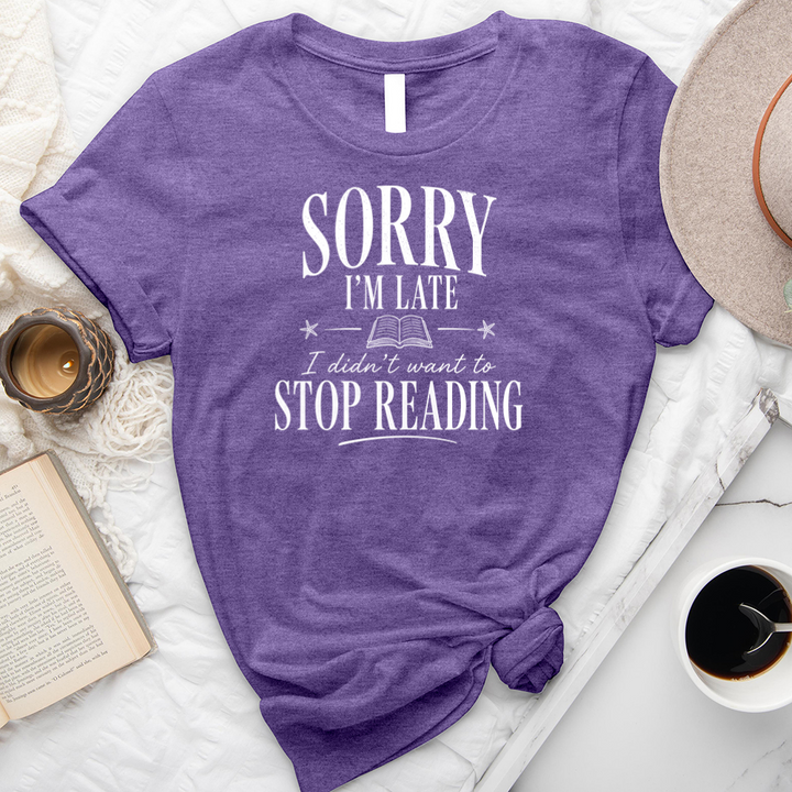 didn't want to stop reading unisex tee