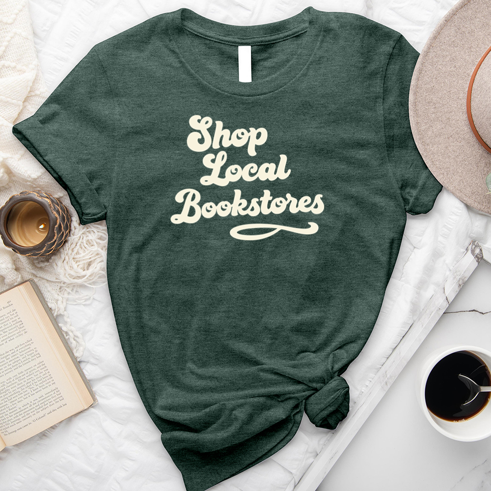 shop local bookstores unisex tee