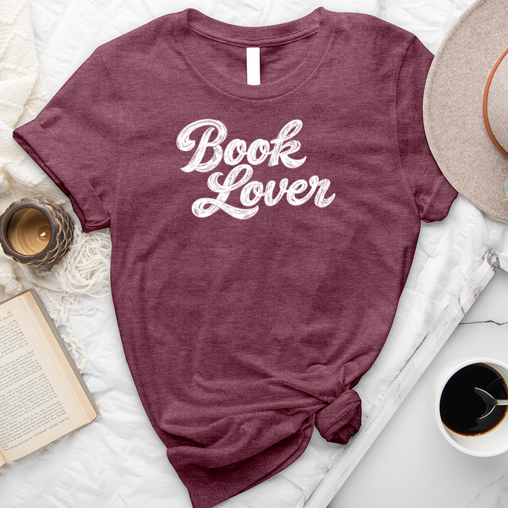 book lover script unisex tee