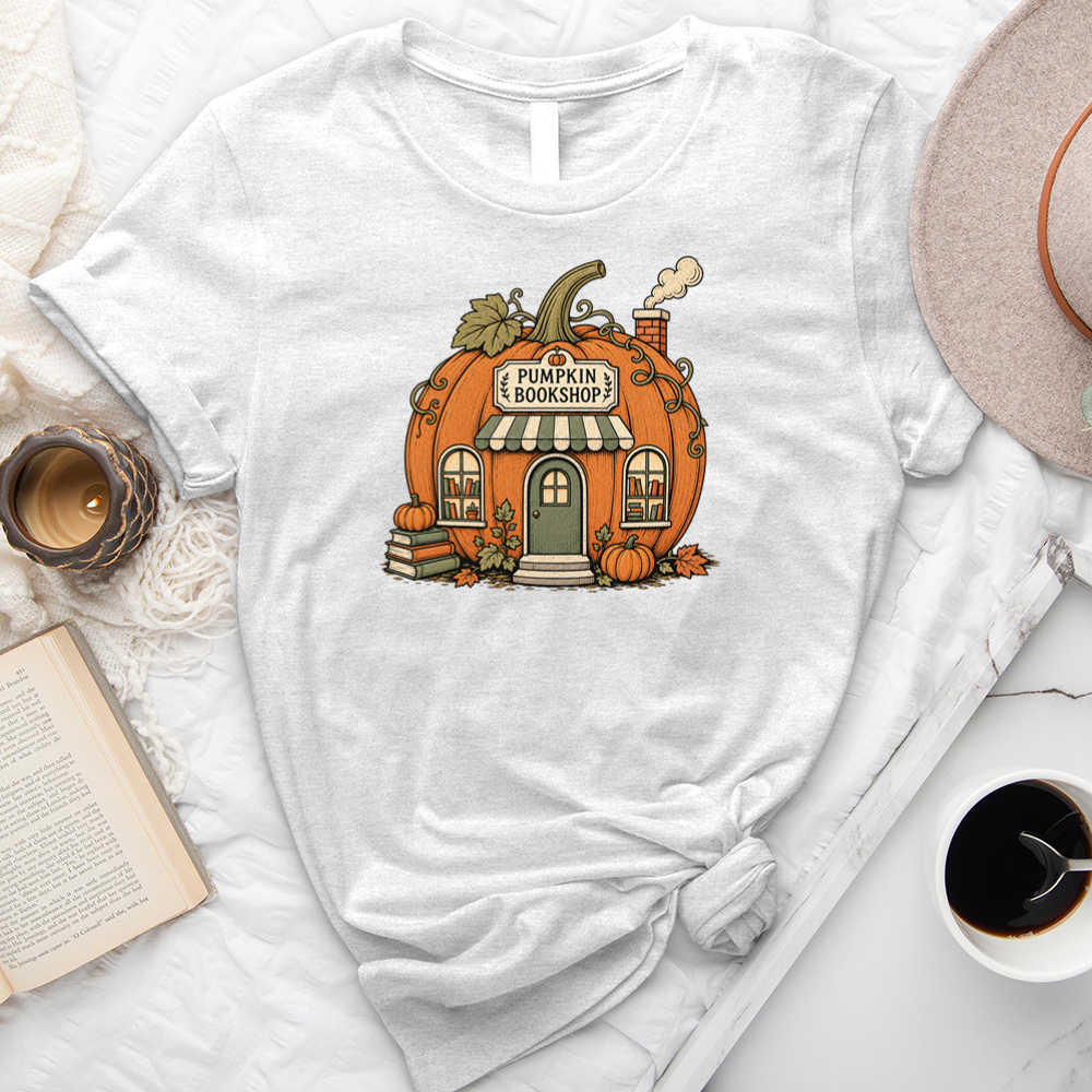 pumpkin bookshop unisex tee
