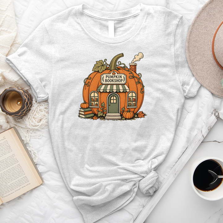 pumpkin bookshop unisex tee