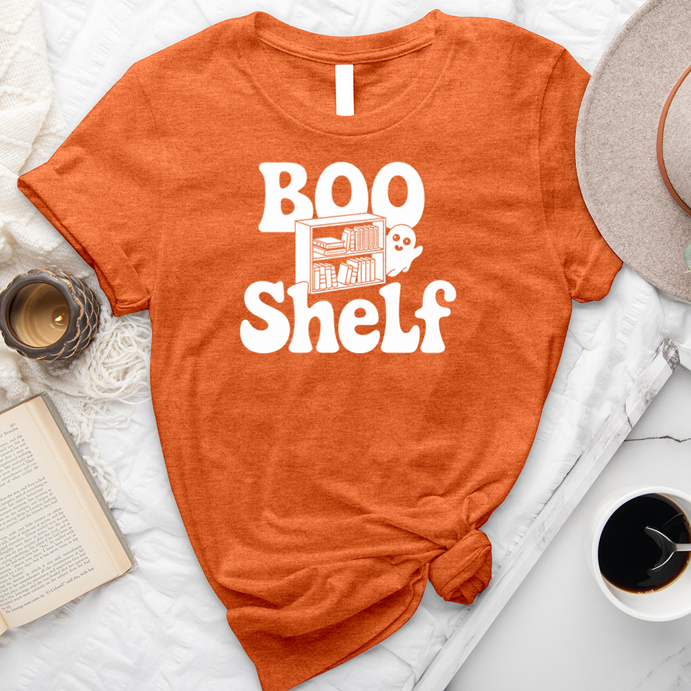 boo shelf unisex tee
