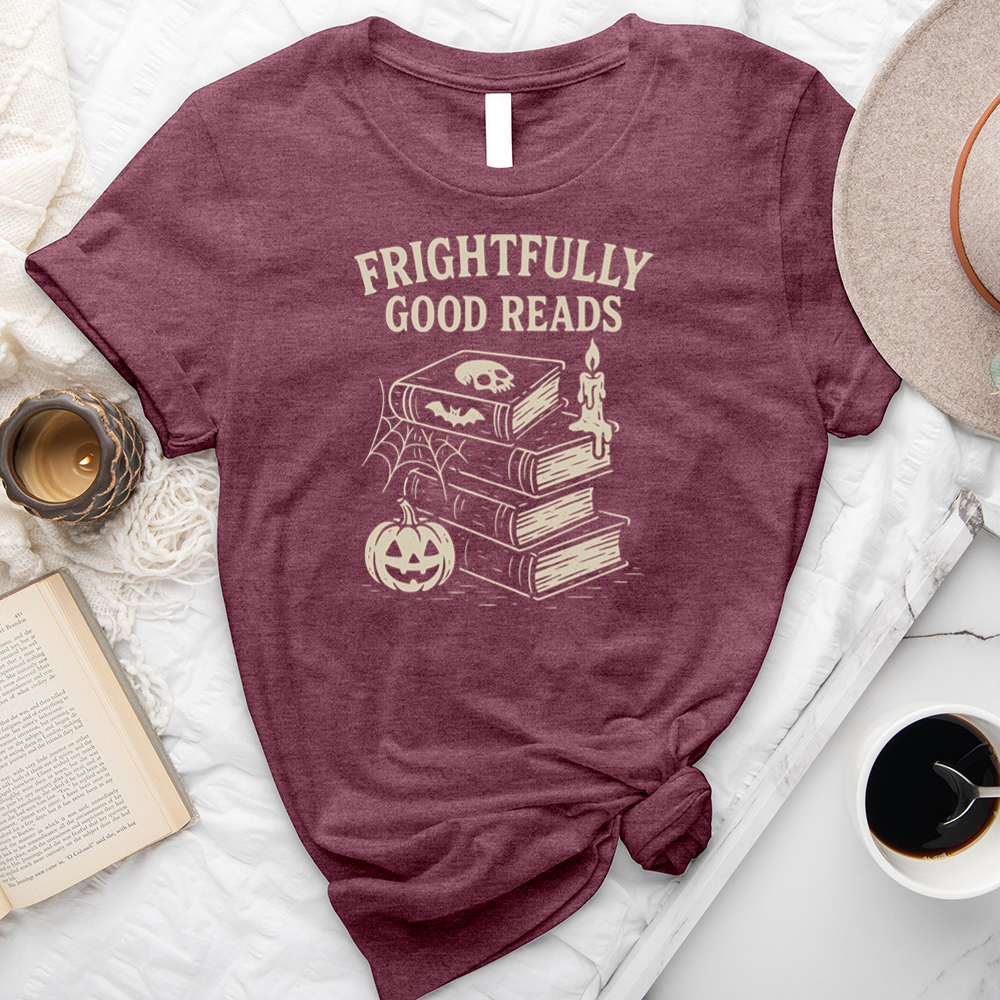 frightfully good reads unisex tee