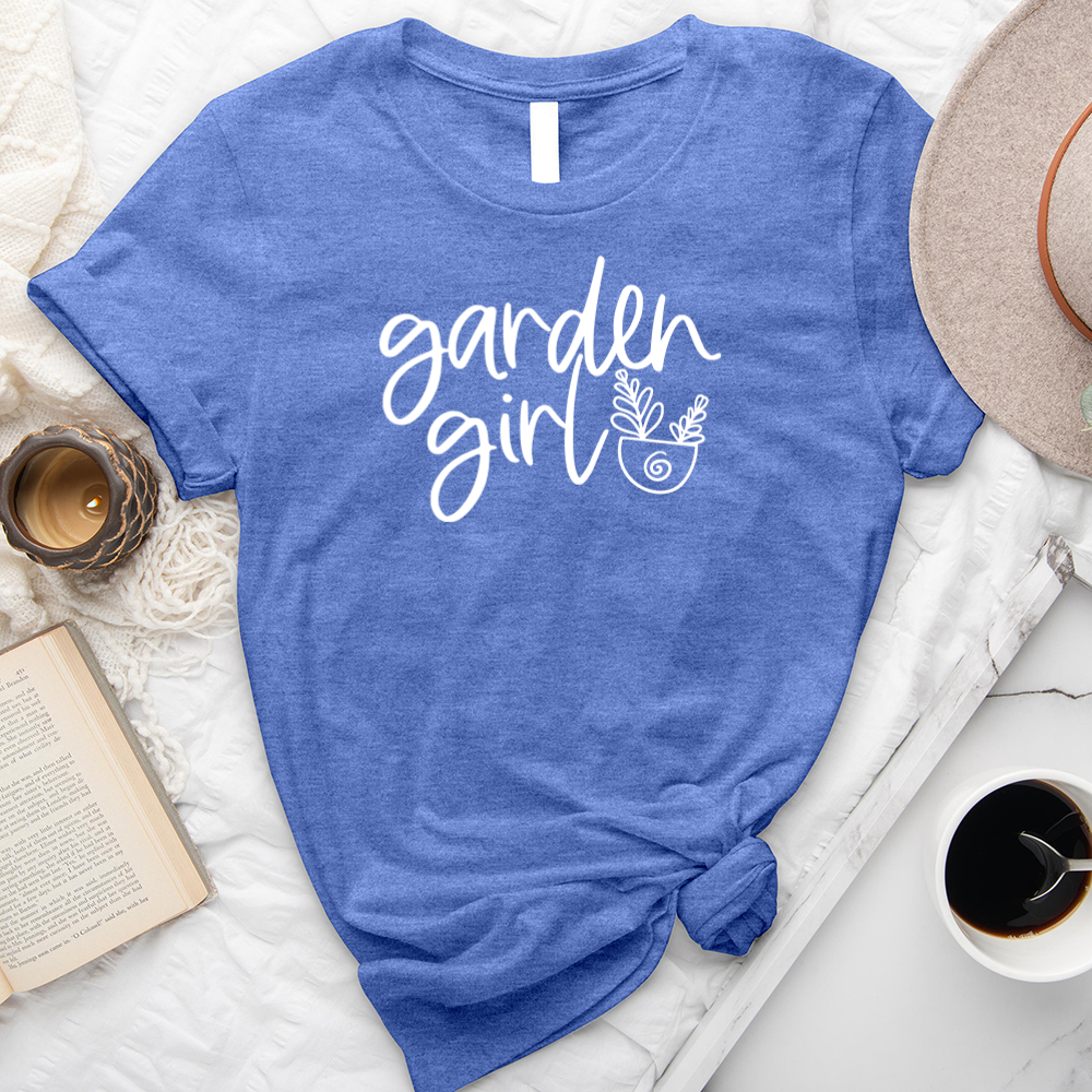 garden girl unisex tee