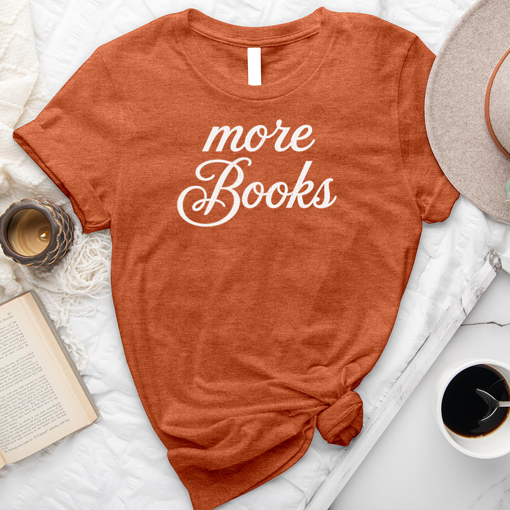 more books unisex tee