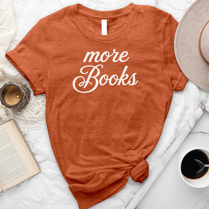 more books unisex tee