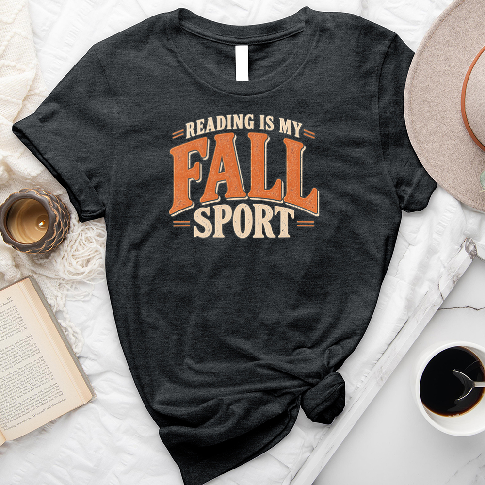 reading is my fall sport unisex tee