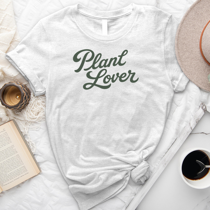 plant lover script unisex tee