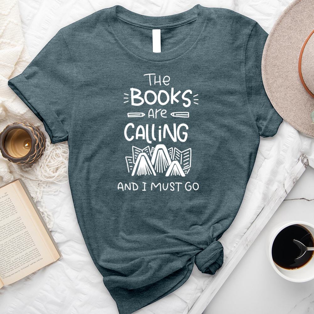 the books are calling unisex tee