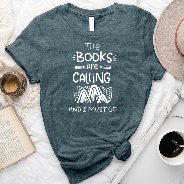 the books are calling unisex tee