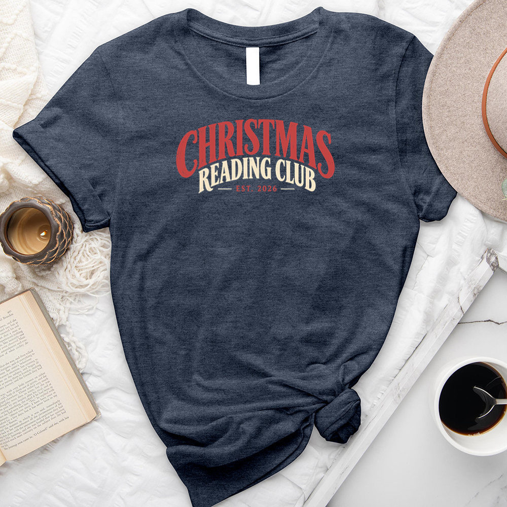 christmas reading club unisex tee