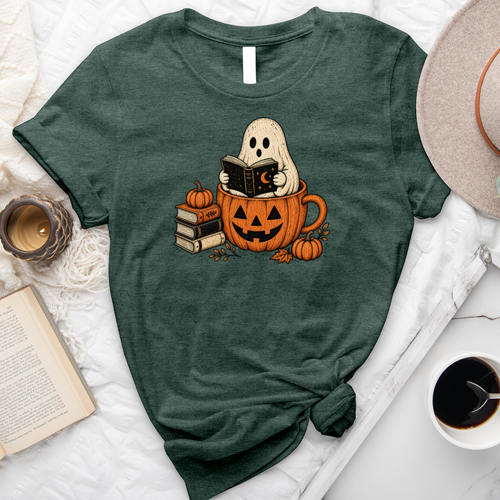 spooky bookworm unisex tee