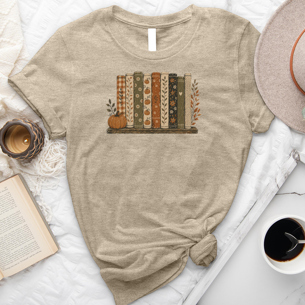 autumn shelf unisex tee