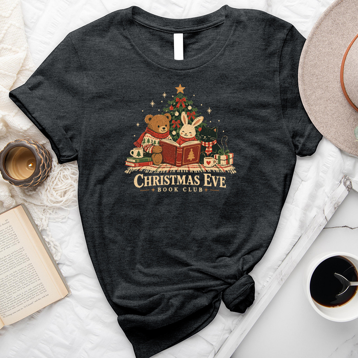 christmas eve book club unisex tee
