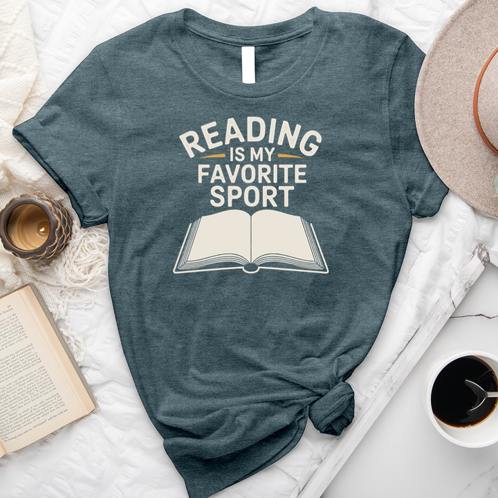 reading is my favorite sport unisex tee