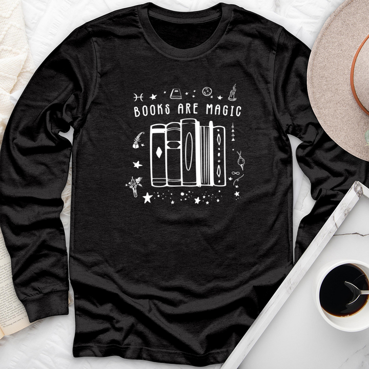 books are magic full long sleeve unisex tee