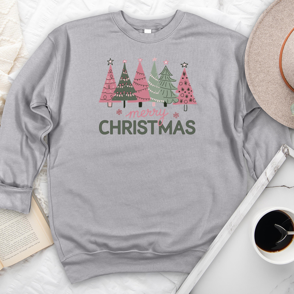 pink trees premium crewneck sweatshirt